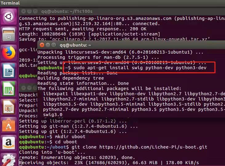 swig python-dev python3-dev